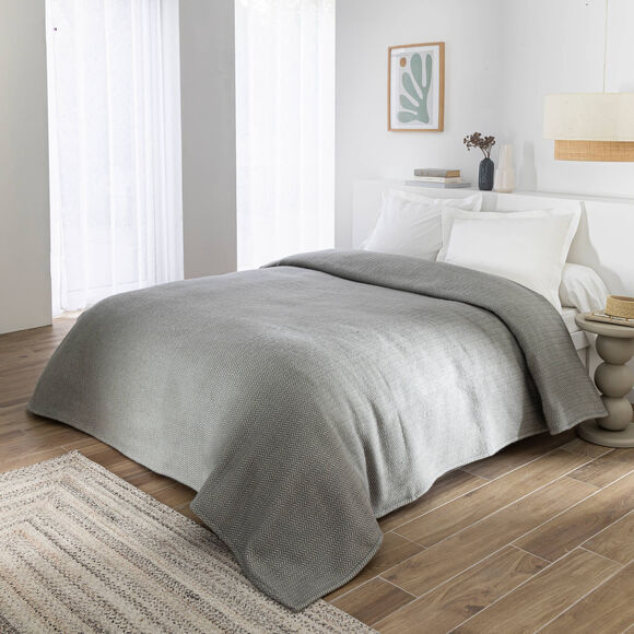 Couverture mélange laine et acrylique Courtelle® 450 g/m² (gris souris) Couverture mélange laine et acrylique Courtelle® 450 g/m² (gris souris)